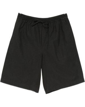 DUNST Cotton Blend Pyjama Shorts - Black