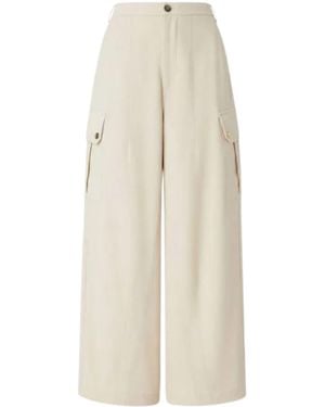 Pinko Cotton Trousers - White