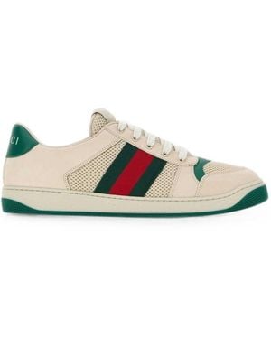Gucci Screener Trainers - White