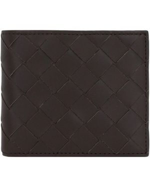 Bottega Veneta Leather Wallet - Black