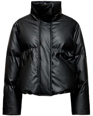 MM6 by Maison Margiela High-Neck Down Jacket - Black