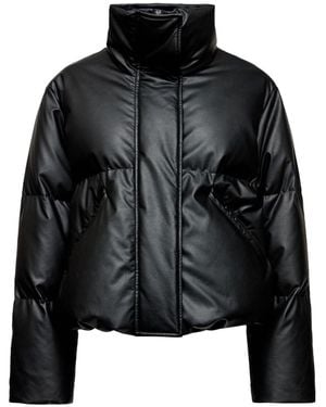 MM6 by Maison Martin Margiela High-Neck Down Jacket - Black
