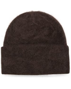Soft Goat Wool Beanie - Brown