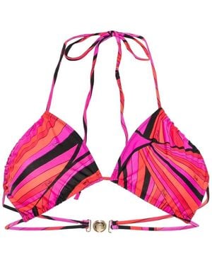 PUCCI Printed Bikini Top - Pink