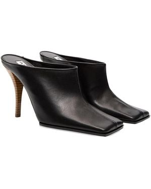 Alaïa Leather Mules - Black
