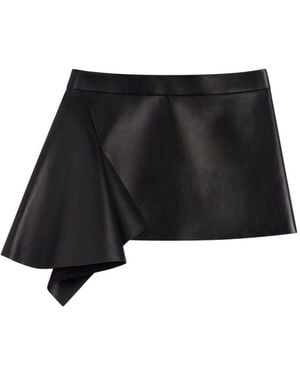 Givenchy Leather Mini Skirt - Black