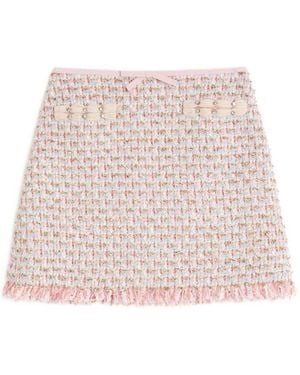 Valentino Tweed Skirt - Natural