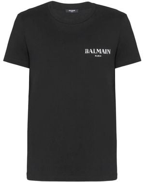 Balmain Cotton T-Shirt - Black