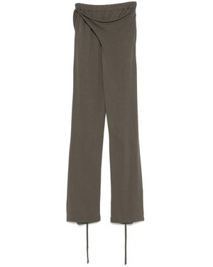 OTTOLINGER Linen Blend Trousers - Grey