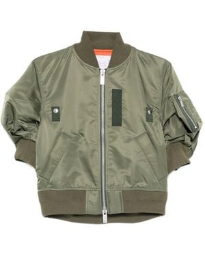 Sacai Nylon Bomber Jacket - Green