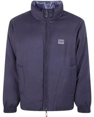 Emporio Armani Short Down Jacket - Blue
