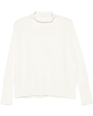 Be You Cashmere Turtle-Neck Jumper - White