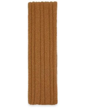 The Row Amos Wool Scarf - Brown
