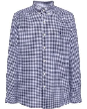 Polo Ralph Lauren Cotton Shirt With Logo - Blue