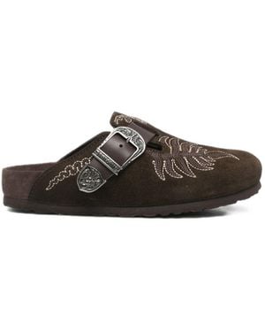 BIRKENSTOCK BY ETRO Boston Slippers By - Brown