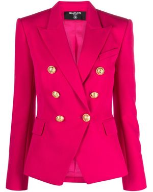 Balmain Blazer Doppiopetto - Rosa