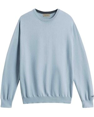 Woolrich Cotton Jumper - Blue