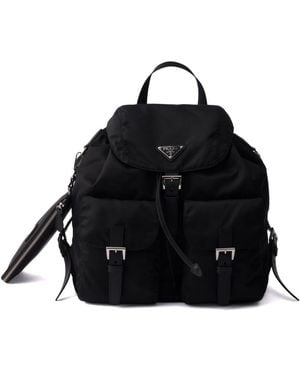 Prada Re-Nylon Medium Backpack - Black