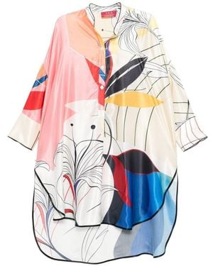 F.R.S For Restless Sleepers Printed Silk Dress - White