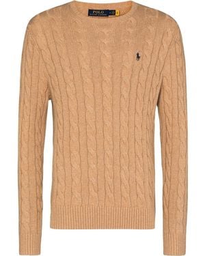 Polo Ralph Lauren Cable Knit Jumper - Natural