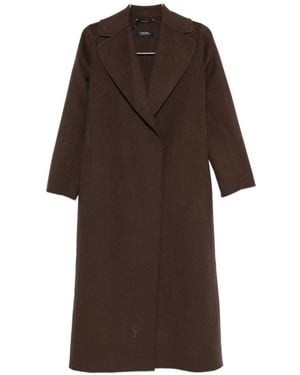 Max Mara Wool Long Coat - Brown