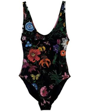 Gucci Printed Swimsuit-Donna - Nero