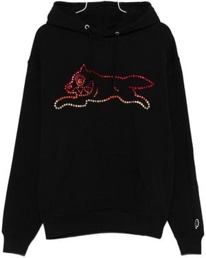 ICECREAM Running Dog Cotton Hoodie - Black