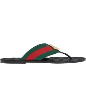 Gucci Riviera Flip-Flops - Nero