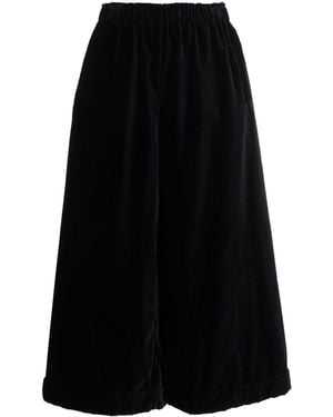 Daniela Gregis Cotton Pyjama Trousers - Black