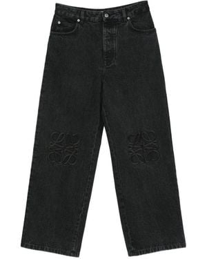 Loewe Anagram Denim Baggy Jeans - White