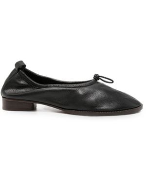Hereu Puntera Leather Ballets - Black