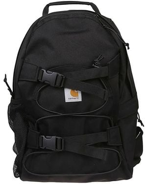 Carhartt Zip-Up Backpack With Logo Patch - Black