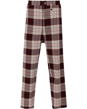 Vivienne Westwood Pantalone Check - Rosso