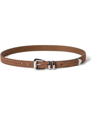 Brunello Cucinelli Leather Belt - Brown