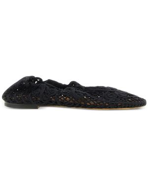 Odissi Iris Ballet Flats - Black