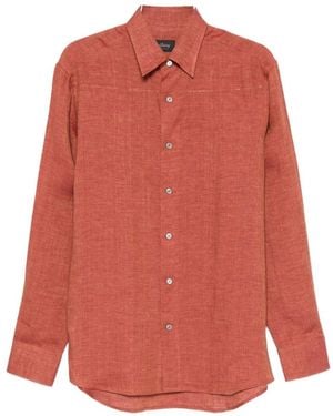Brioni Linen Shirt - Red