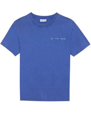 Maison Labiche T-Shirt On The Road - Blue