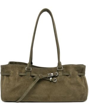 Marge Sherwood Grandma Soft Leather Tote Bag - Green