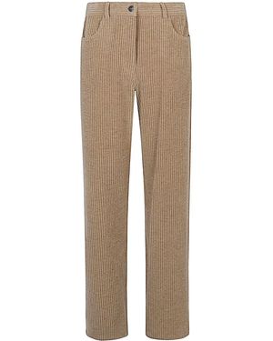 The Row Clair Wool Blend Trousers - Natural