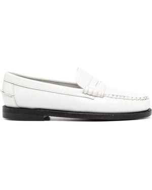 Sebago Dan Pigment Classic Moccasin - White
