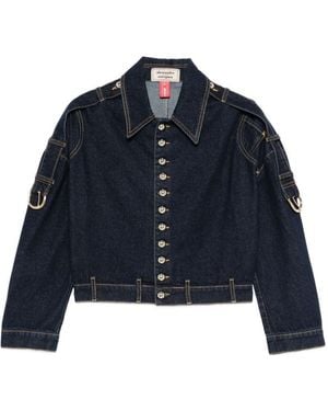 ALESSANDRO ENRIQUEZ Denim Cotton Jacket - Blue