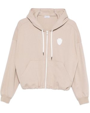 Brunello Cucinelli Cotton Hoodie - Natural