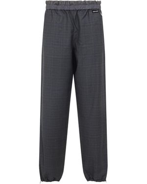 Miu Miu Straight Leg Trousers - Grey