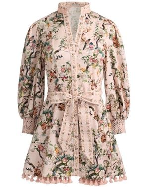 Alice + Olivia Lucy Mini Shirtdress - White