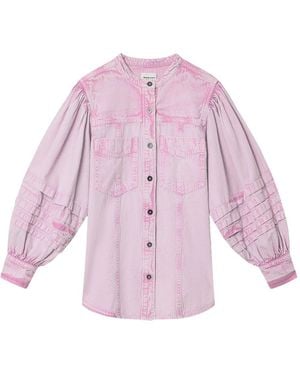 Isabel Marant Mileda Cotton Shirt - Pink