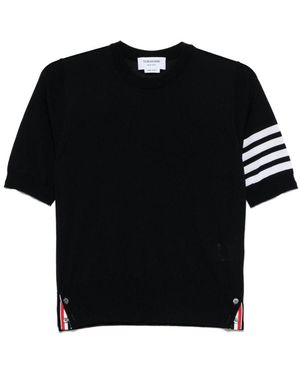 Thom Browne Wool Crewneck Sweater - Black