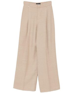 Fay Cotton Trousers - Natural