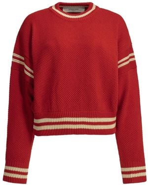 Golden Goose Cotton Crewneck Jumper - Red