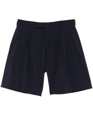 Paul Smith Wool Bermuda Shorts - Blue