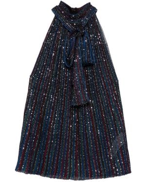 Missoni Sequined Tank Top - Blue